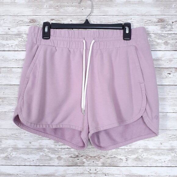 Champion C9 Womens Shorts L Drawstring Lavender 307 - Picture 1 of 3
